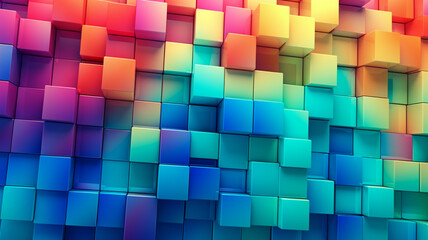 Colorful blocks background.