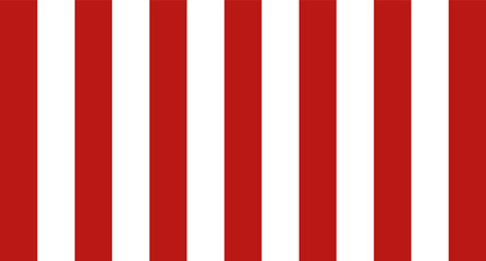 Red and white vertical stripes. Vector.