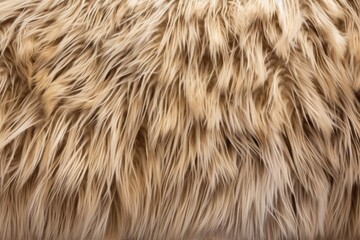 Fototapeta premium long pile natural fur, backlit