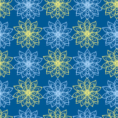 Floral botanical texture pattern . Seamless flower pattern can be used for wallpaper, pattern fills, web page background, surface textures.