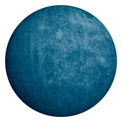 Steinkugel mit blauer grunge Oberfläche