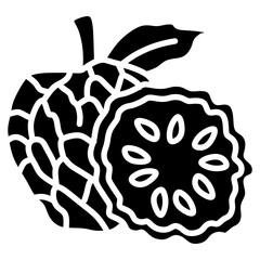 Cherimoya Icon Element For Design