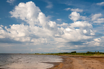 Sandy Baltic Sea beach in Vidzeme