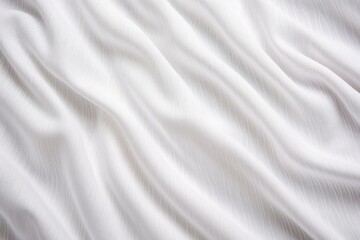 close-up of white table linen texture