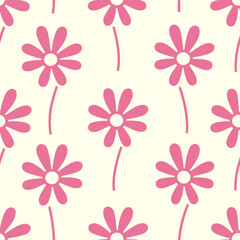 Fototapeta premium Floral botanical texture pattern . Seamless flower pattern can be used for wallpaper, pattern fills, web page background, surface textures.