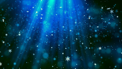 Christmas Theme Background Image, High Quality Christmas Winter Snow Heavenly Rays Background for Holiday Seasons