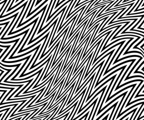 Black and white zigzag chevron pattern