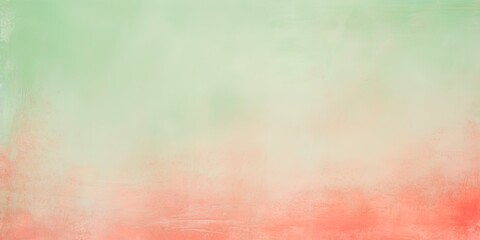Vintage grungy abstract red and green Christmas background with soft colors. Backdrop with room for text copy.