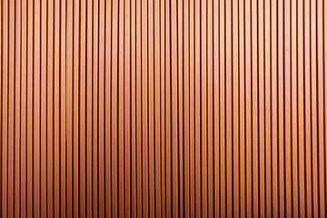 Obraz premium a flat view of a copper sheet with long grooves