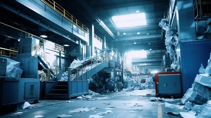 Plastic processing background