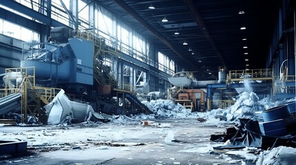 Plastic processing background