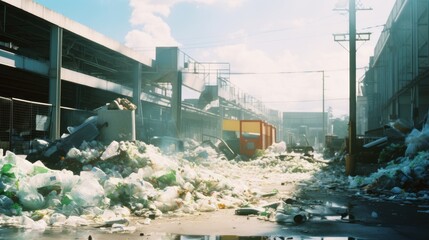 Plastic processing background