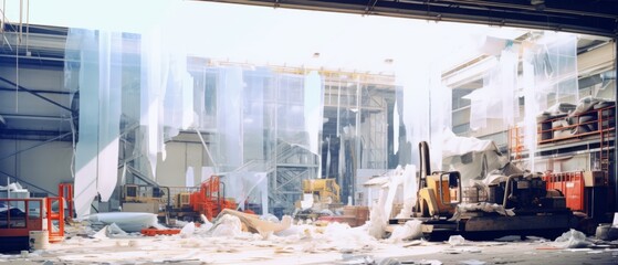 Plastic processing background