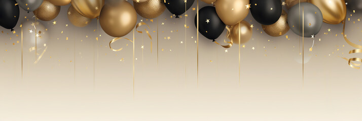 Anniversary, Happy New Year banner, template, copy space