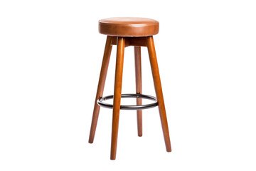 A bar stool isolated on transparent background.