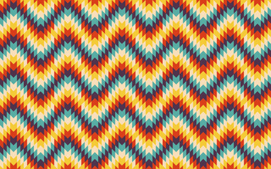 Retro vintage seamless pattern. Geometric classic pattern in retro style 