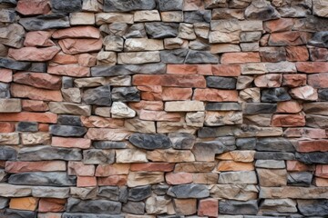 Fototapeta premium brick and stone mixed wall