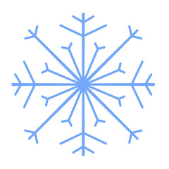 snowflake isolated on white background