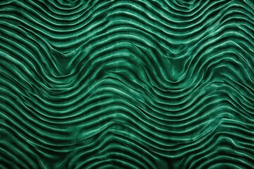 tight shot of rippled velvet in emerald green