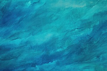 layered texture of teal over a deep blue watercolor base