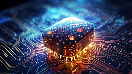 Neural circuit and electronic cyber brain in a quantum