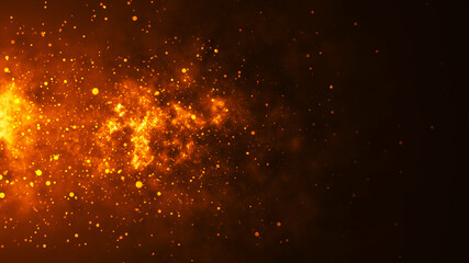 fire flame particle abstract, campfire burning fire effect, hell inferno smoke sparkle element...