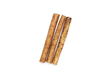 Burdock Root (Gobo) on white background.