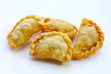 Mini curry puff. Thai dessert