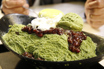 녹차빙수