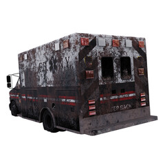 Apocalypse ambulance car