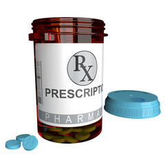 Prescription Bottle Open
