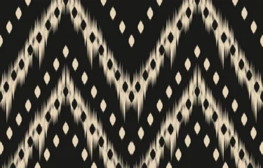Papier Peint photo Lavable Style bohème Ethnic abstract ikat art. Aztec ornament print. geometric ethnic pattern seamless  color oriental.  Design for background ,curtain, carpet, wallpaper, clothing, wrapping, Batik, vector illustration.
