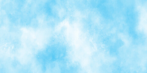 Fototapeta premium Abstract blurry defocused and grainy blue sky shades Watercolor background,Beautiful grunge blue background with space and for any design.