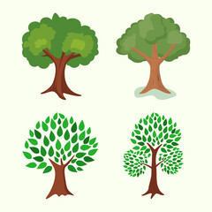 tree illustration, nature Clipart, Isolated