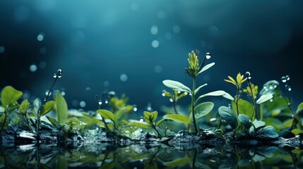 Fototapeta na wymiar Spring Rain Blooming Garden Concept Freshness, HD, Background Wallpaper, Desktop Wallpaper