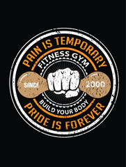 Fitness / Gym t shirt design 