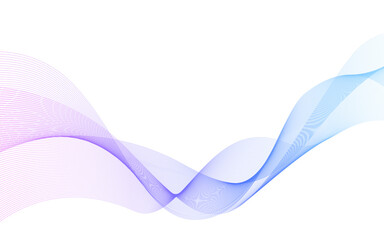 青の抽象的な曲線