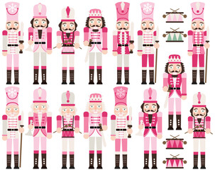 Pink Nutcracker, Sugarplum, Candy Cane