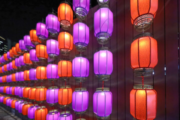 Oct 4 2023 the Lantern Festival at Tung Chung Promenade