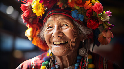 Mexico woman in her 70s
