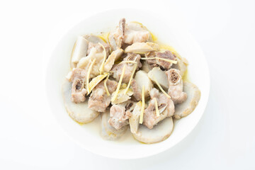 Chinese food taro steamed pork ribs