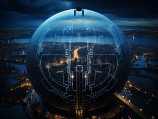 Fototapeta premium Future Cybersecurity: Future Cybersecurity Measures