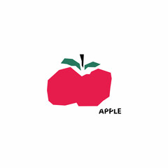 This vector apple design combines abstractness and contemporaryness in charming visual harmony. With geometric lines and a modern mix of colors, this design puts a fresh twist on the classic apple