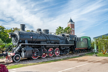 Obraz premium Panlong Grand View Garden Train B&B in Xiangtan, Hunan, China