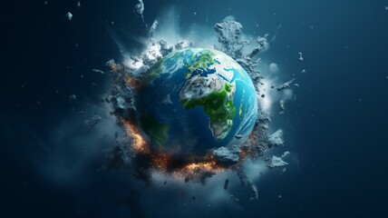 World ozone day high resolution beautiful image Ai generated art - obrazy, fototapety, plakaty