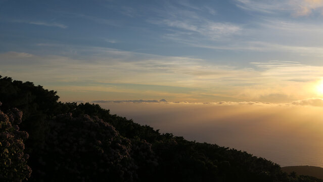 View from Miradouro da Serra de Santa B&aacute;rbara, This natural reserve occupies 1,863.40ha of the Santa B&aacute;rbara mountain range and is part of the highest point on the island, located at 1,021m above sea 