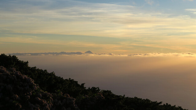 View from Miradouro da Serra de Santa B&aacute;rbara, This natural reserve occupies 1,863.40ha of the Santa B&aacute;rbara mountain range and is part of the highest point on the island, located at 1,021m above sea 