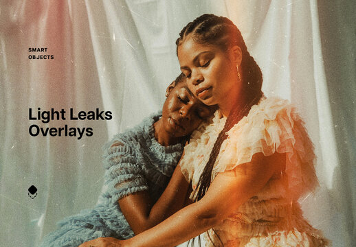 Light Leaks Photo Effect Mockup With Generative AI Preview