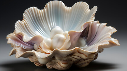 Seashell: A Elegant, and Coastal Decor Accent for Your Home with pearls 