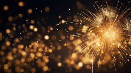 Colourful fireworks background 